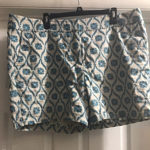 LOFT Embroidered Shorts